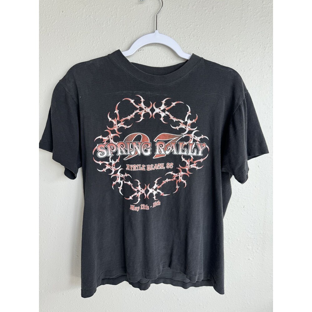 Vintage 1997 Spring Rally Myrtle Beach South Carolina T-shirt Y2K Style Small